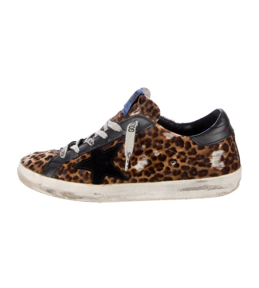 Golden goose cheetah print🐆