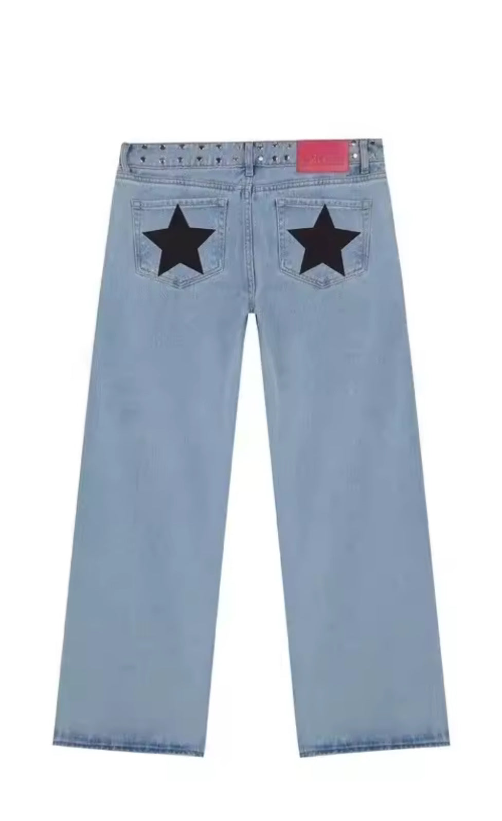 Jeans azules con estrellas negras