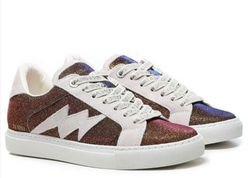 La Flash Lace-up Sneakers In Gold